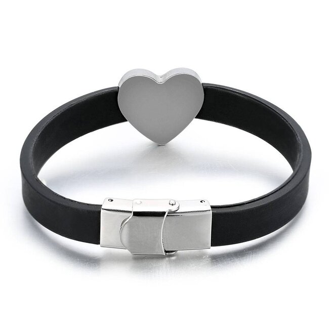 Armband met hart graveren
