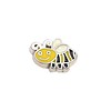 Floating Charms Floating charm bij zilverkleurig voor de memory locket