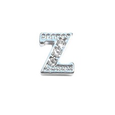 Floating Charms Floating charm letter z zilverkleurig