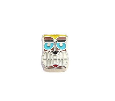 Floating Charms Floating charm tiki face voor de memory locket