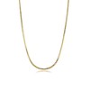 Ketting zonder hanger Goudkleurige rvs snake ketting