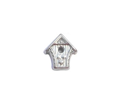 Floating Charms Floating charm vogelhuisje voor de memory locket