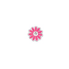 Floating Charms Floating charm grote roze madelief