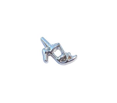 Floating Charms Floating charm pump zilverkleurig voor de memory locket