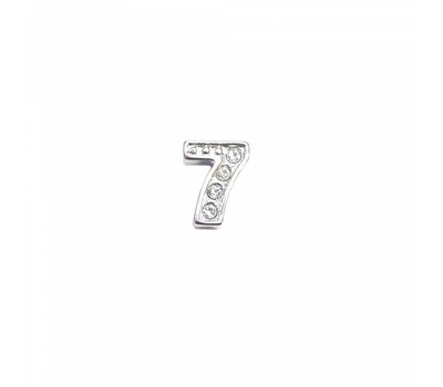 Floating Charms Floating charm cijfer 7 voor de memory locket