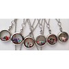 Floating locket Zilverkleurige twist memory locket rond large