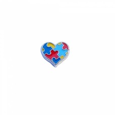 Floating Charms Floating charm autisme hartje