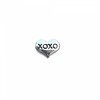 Floating Charms Floating charm hartje xoxo zilverkleurig voor de memory locket