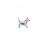 Floating Charms Floating charm hond met roze halsband voor de memory locket