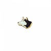 Floating Charms Floating charm husky goudkleurig voor de memory locket