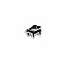 Floating Charms Floating charm piano voor de memory locket