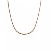 Ketting zonder hanger Rosé goudkleurige rvs snake ketting