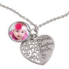 Ketting met foto Foto Ketting Moeder Dochter