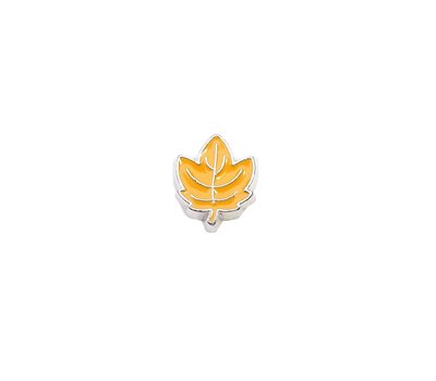Floating Charms Floating charm herfstblad voor de memory locket