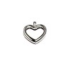 Floating locket Zilverkleurige memory locket hart