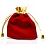 Luxe cadeauzakje rood met goudkleurig