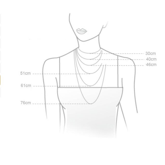 Goudkleurige snake ketting  zonder hanger van rvs