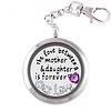 Complete Memory locket Moeder en Dochter Memory Locket Sleutelhanger