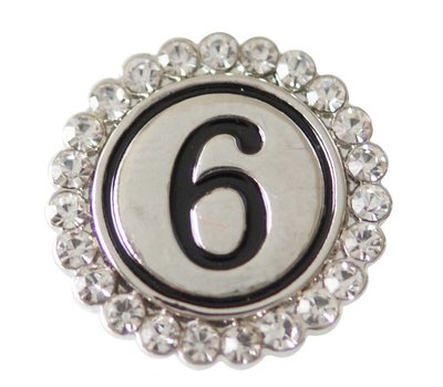 Clicks en Chunks | Click cijfer 6 zilver