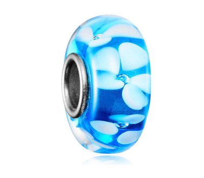 Bedels Kralen Bedel murano glas murana bloemen