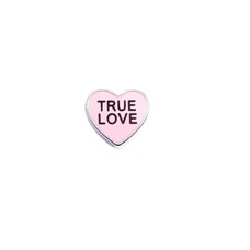 Floating Charms Floating charm true love roze