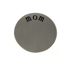 Floating locket  discs Memory locket disk mom zilverkleurig large