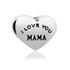 Bedels en Kralen Bedel I love you mama voor bedelarmbanden