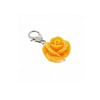 Clip on charms Roosje dangle oranje