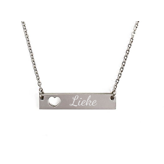 Barketting met hartje graveren