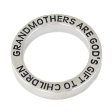 Floating locket  discs Memory locket open disk grandmothers zilverkleurig large