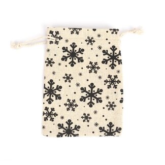 Luxe cadeauzakje sneeuwvlokken