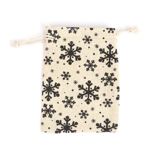 Luxe cadeauzakje sneeuwvlokken