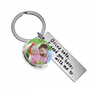 Sleutelhanger met foto - Drive Safe