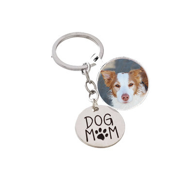 Sleutelhanger met foto Sleutelhanger met Foto - Dog Mom