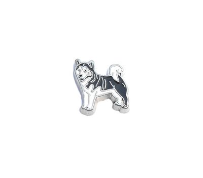 Floating Charms Floating charm Husky voor de memory locket