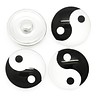 Clicks Click yin yang zilverkleurig voor clicks sieraden