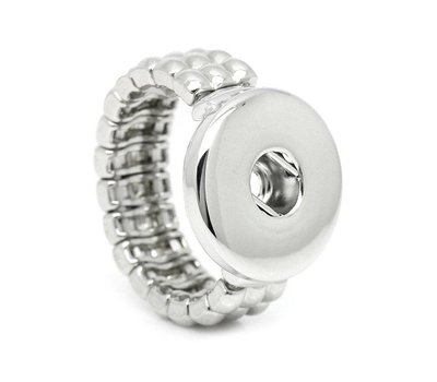 Clicks Sieraden Clicks flexibele ring zilverkleurig