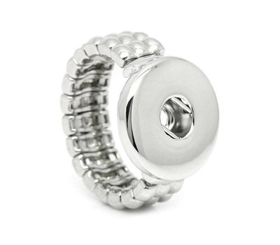 Clicks Sieraden Clicks flexibele ring zilverkleurig