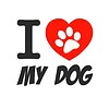 Clicks Clic love my dog voor clicks sieraden