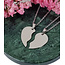 Hartjes ketting 2 delen