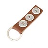 Clicks Sieraden Clicks sleutelhanger nubuck leer bruin lang