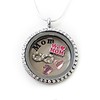 Moederdag cadeau Memory locket Ketting We Love mom