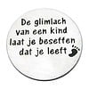 Floating locket  discs Memory locket disk de glimlach van een kind large