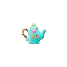 Floating Charms Floating charm theepot blauw