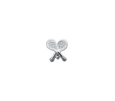 Floating Charms Floating charm tennisrackets voor de memory locket