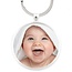 Sleutelhanger met foto rond groot