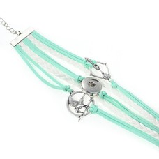 Clicks Sieraden Clicks armband pijl en boog groen wit