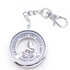 Complete Memory locket Memory locket sleutelhanger oma en kleinkinderen