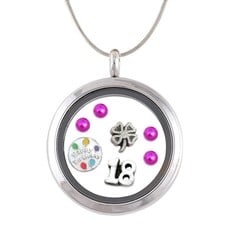 VerjaardagsCadeau 18 jaar Memory Locket Ketting