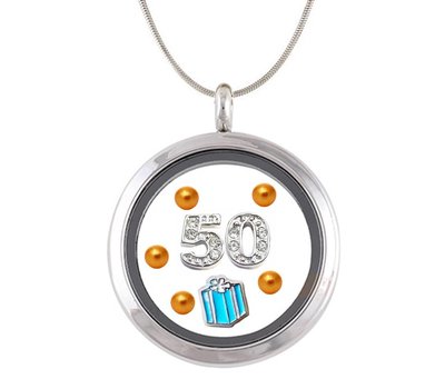 VerjaardagsCadeau 50 jaar Memory Locket Ketting